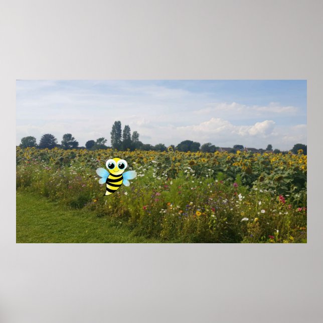Affiche Être Heureux. (Devant)
