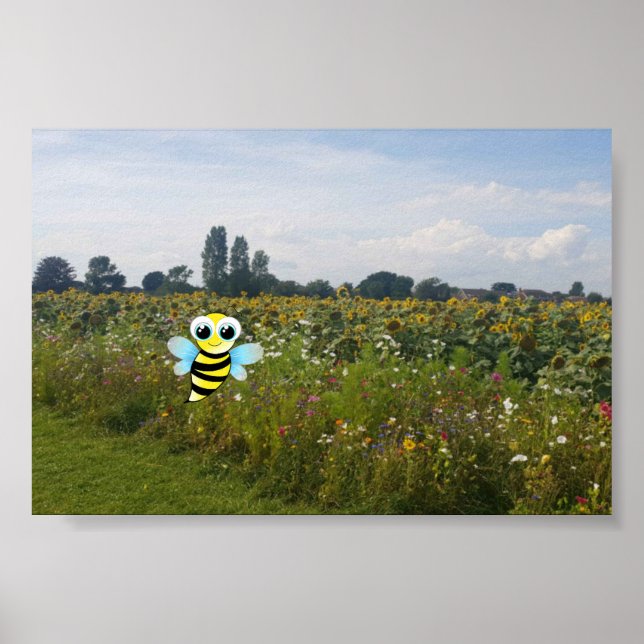 Affiche Être Heureux. (Devant)