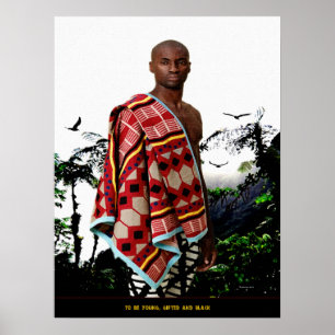 Affiche Être jeune, doué et noir