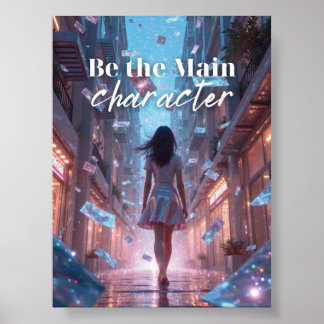 Affiche Être le personnage principal - Donner du pouvoir à