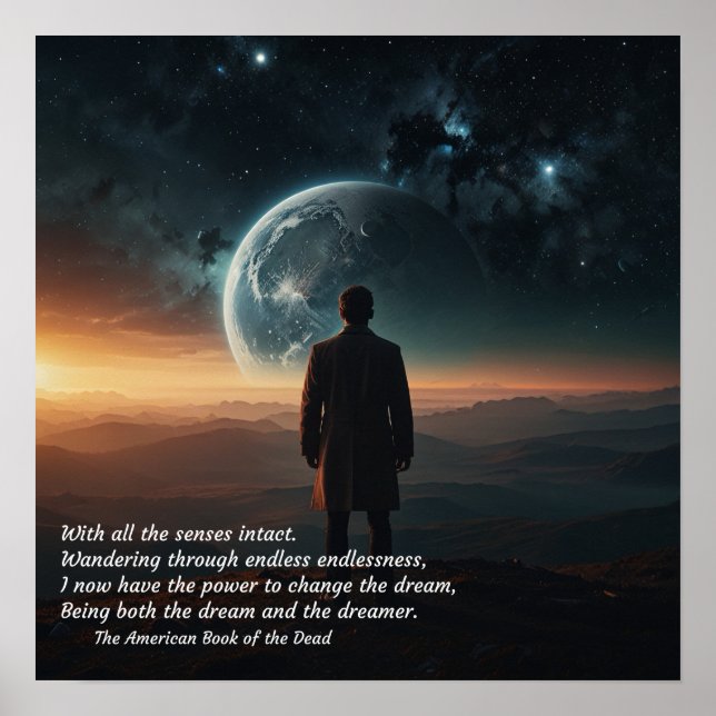 Affiche Être le rêve et l'affiche du rêve (Devant)