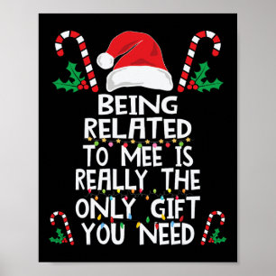 Affiche Etre Lié À Moi Noël Pyjama Famille Noël