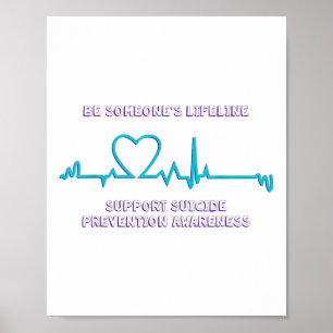 Affiche Être Somenes Lie Prévention Suicide Sensibilisatio