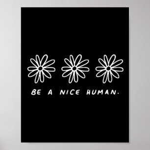 Affiche Être Un Beau Inspirateur Humain Anti-Intimidation