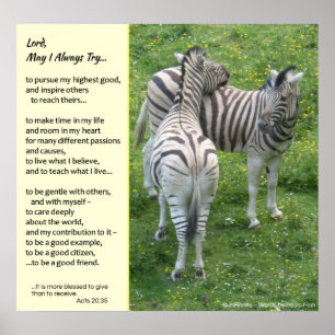 Affiche Être un bon ami...