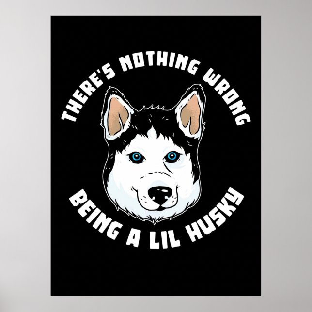 Affiche Être Un Chien Lil Husky (Devant)