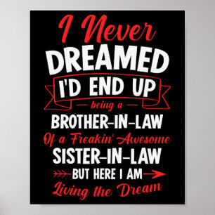 Affiche Être Un Frère D'Une Fantastique Siste De Freakin