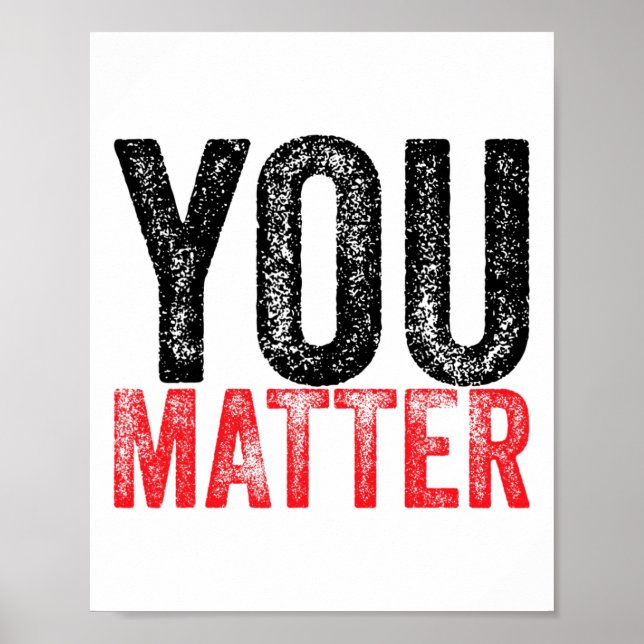 Affiche Être un genre de sensibilisation à la santé mental (Devant)