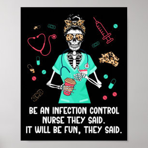 Affiche Être Un Infirmier De Lutte Contre Les Infections N