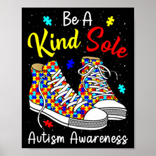 Affiche Être une âme charitable Sensibilisation à l'autism