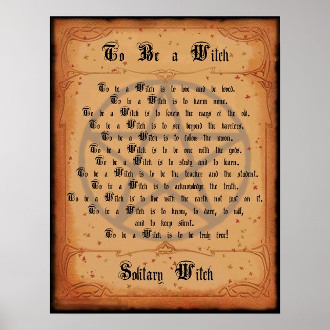 Affiche Être une sorcière (Devant)