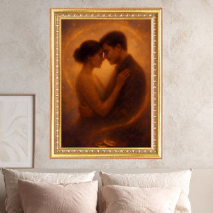 Affiche Étreinte Éternelle – Art de Romance Céleste