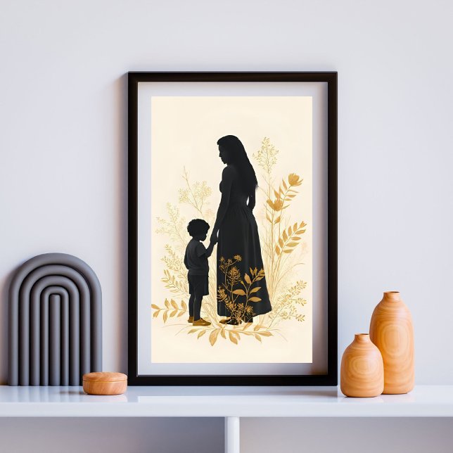 Affiche Étreinte infinie – Mère et enfant IV (Créateur téléchargé)