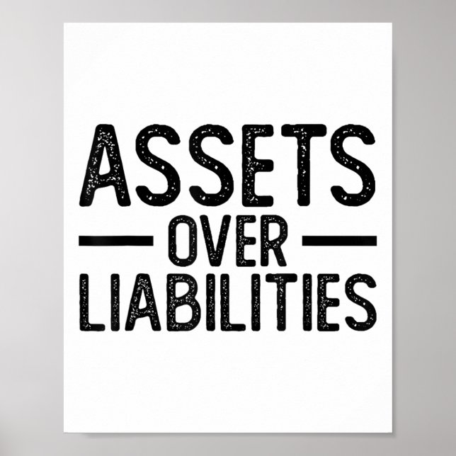 Affiche Ets Over Liabilities _ Funny Accountant _ Motivati (Devant)