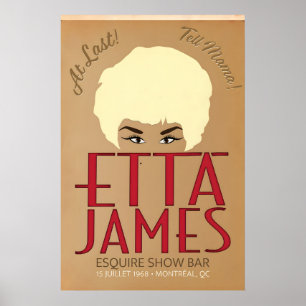 Affiche Etta James, Live at the Esquire Show Bar 1968