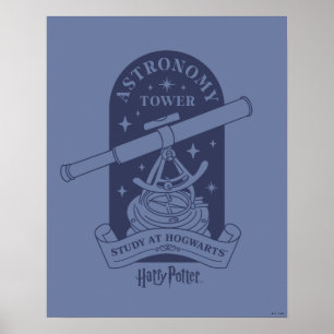 Affiche Étude à la tour d'astronomie HOGWARTS™
