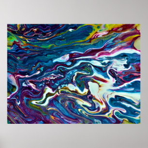 Affiche Étude Abstraite des couleurs 151,