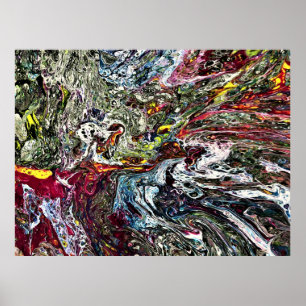 Affiche Étude Abstraite des couleurs 45,