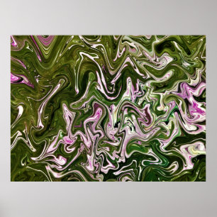 Affiche Étude Abstraite des couleurs 485,