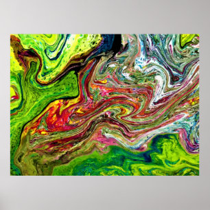 Affiche Étude Abstraite des couleurs 52,