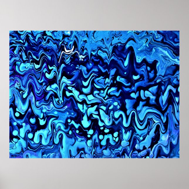 Affiche Étude Abstraite des couleurs 67, (Devant)