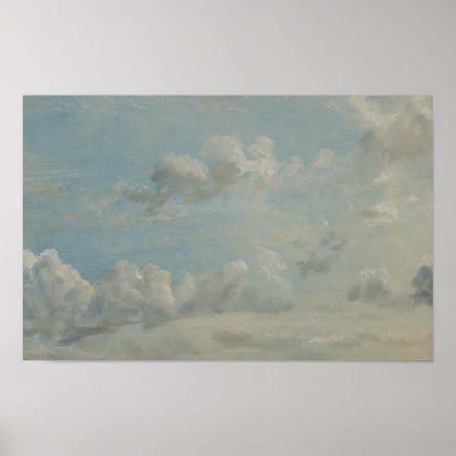 Affiche Étude Cloud - John Constable (Devant)
