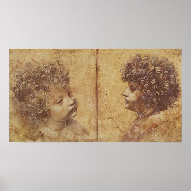 Affiche Étude de la tête d'un enfant (Devant)