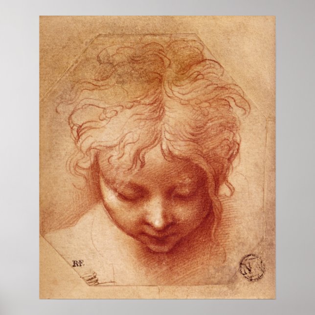 Affiche Étude d'une tête (Devant)