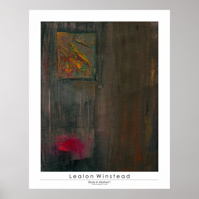 Affiche Étude En Abstrait I (Devant)