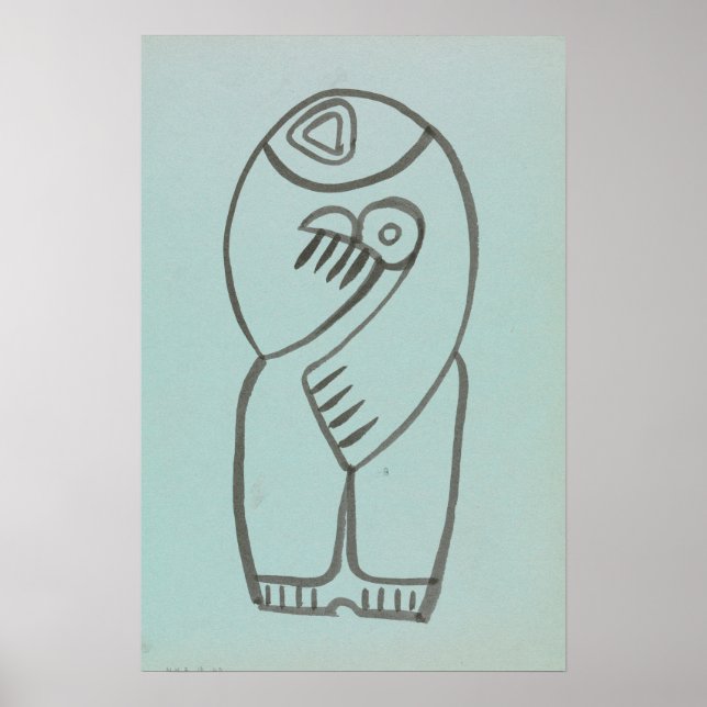 Affiche Étude pour la mère et l'enfant | Henri Gaudier-Brz (Devant)