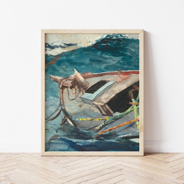 Affiche Étude pour le Gulf Stream | Winslow Homer (Créateur téléchargé)