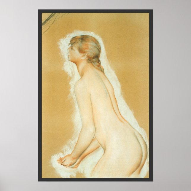Affiche Étude pour 'Les Grandes Baigneuses' de Pierre Reno (Devant)