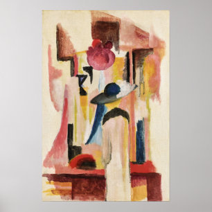 Affiche Étude pour une vitrine lumineuse August Macke