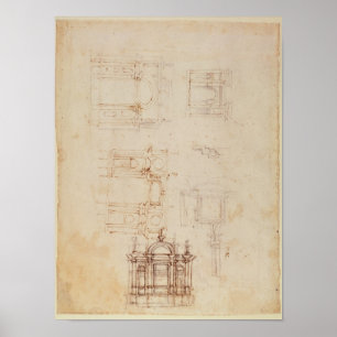 Affiche Études pour la composition architecturale