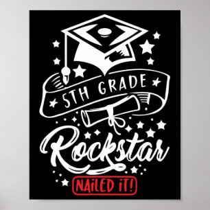 Affiche Étudiant de 5e année rock Star Ncloué Il drôle fin