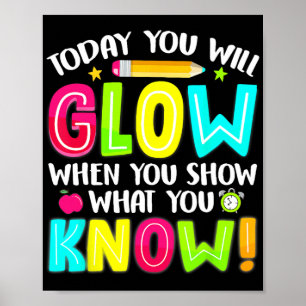 Affiche Étudiants Ce Que Vous Montrez Test Examen Jour