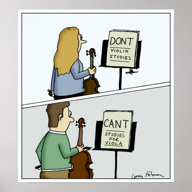 Affiche Étudiants sur les liens et les liens entre violon  (Devant)