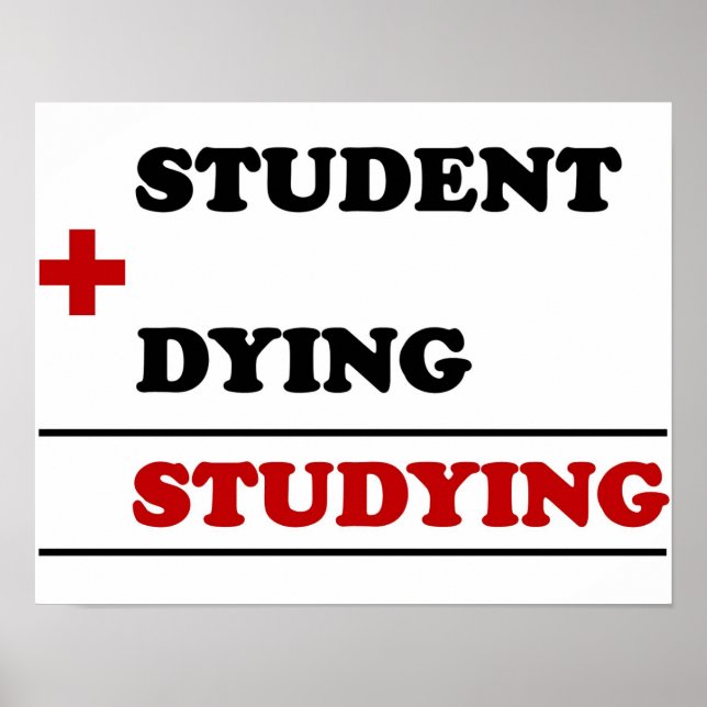 Affiche Étudier complètement (Devant)