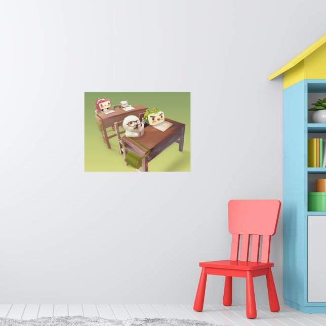 Affiche Étudier dur (Pépinière 1)