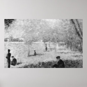 Affiche Étudier pour un dimanche à La Grande Jatte