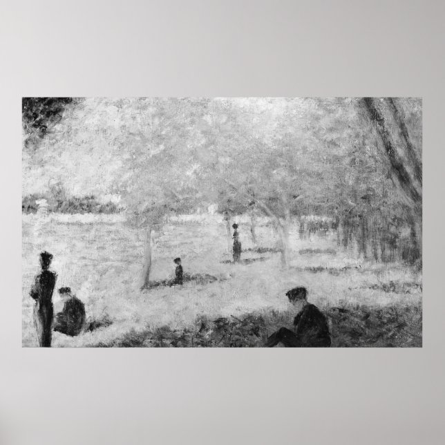 Affiche Étudier pour un dimanche à La Grande Jatte (Devant)