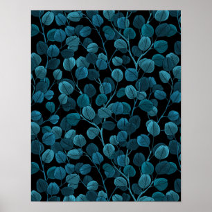 Affiche eucalyptus_blue