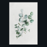 Affiche Eucalyptus botanique minimaliste en aquarelle<br><div class="desc">Eucalyptus botanique minimaliste en aquarelle Un design avec une tige d'eucalyptus avec une touche minimaliste en utilisant la technique de l'aquarelle. Les feuilles d'eucalyptus sont illustrés d'une couleur verte douce. L'arrière - plan simple a pour but de mettre en valeur la beauté de la forme et de la couleur du...</div>