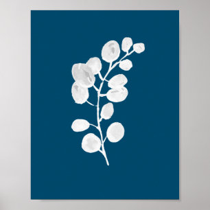 Affiche Eucalyptus Botanique Plante Aquarelle Peinture