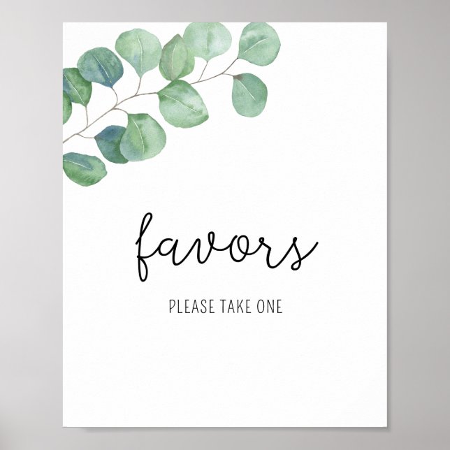 Affiche Eucalyptus - Favoris, s'il vous plaît prendre une  (Devant)