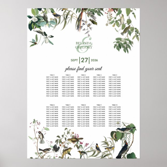 Affiche Eucalyptus Feuille Mariage de verdure (Devant)