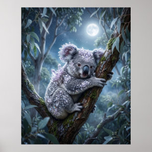 Affiche Eucalyptus Glow Crystal Koala