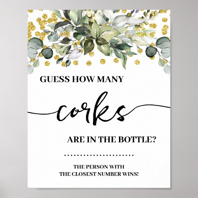 Affiche Eucalyptus Gold Combien de bouchons de douche Jeu (Devant)