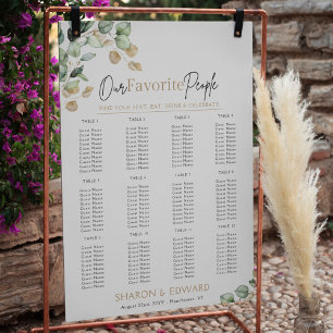 Affiche Eucalyptus Mariage de verdure et d'or