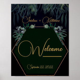 Affiche Eucalyptus Moody Mariage de bienvenue